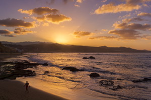 Canteras sunset