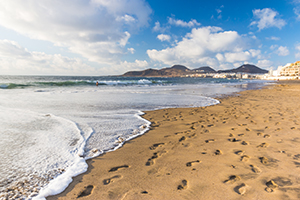 The La Cicer section of Las Canteras beach