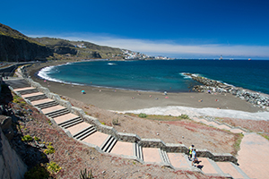 La Laja beach south of Las Palmas city