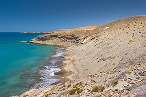 Montaña de Arena nudist beach in south Gran Canaria