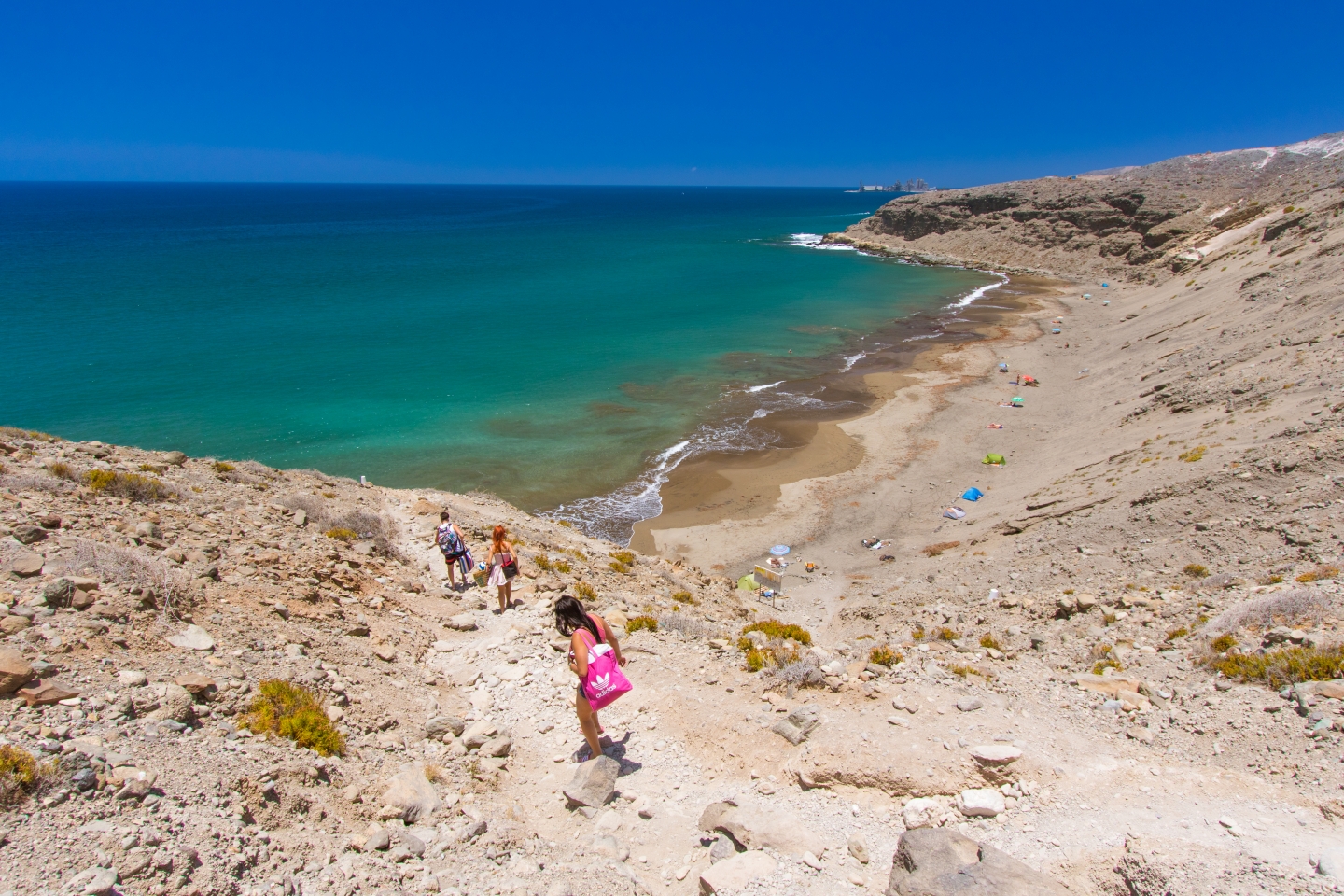 Montaña la Arena nudist beach