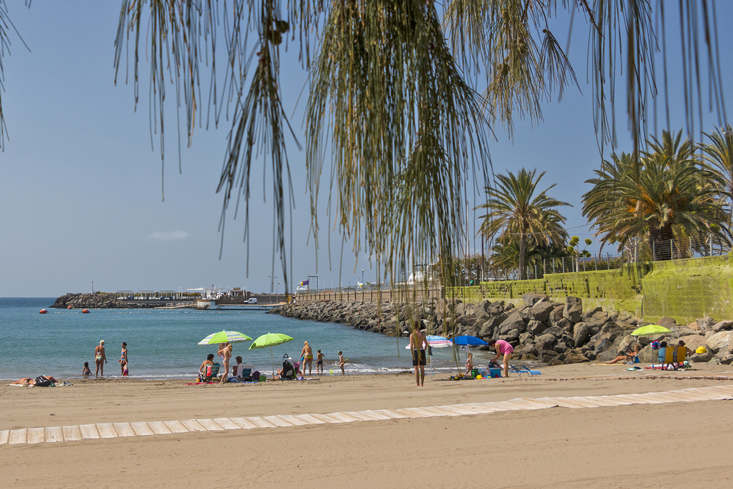 Pasito Blanco beach close to Meloneras