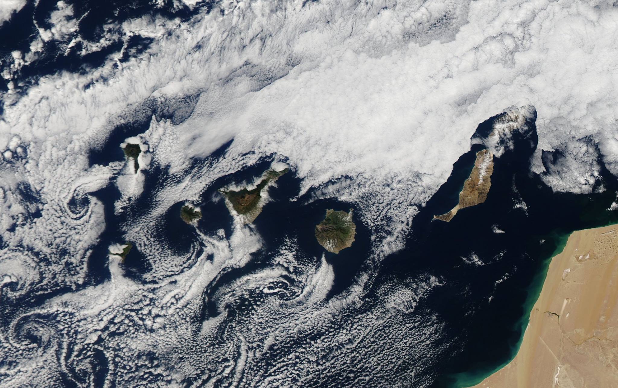 Canary Islands sunshine bubbles