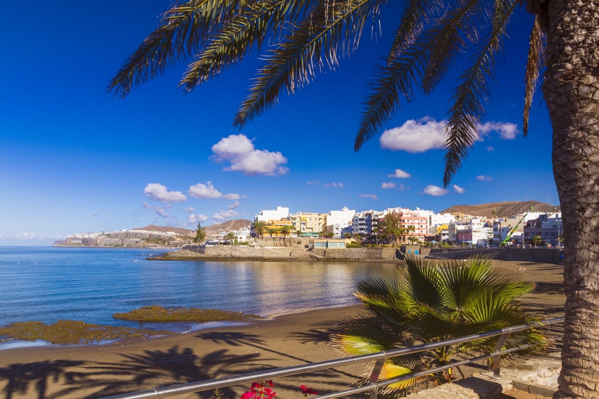 Arguineguin&#039;s Las Marañuelas beach doesn&#039;t get tourrist crowds