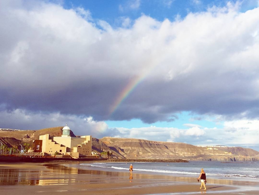 Rainbow in Gran Canaria in October 2015