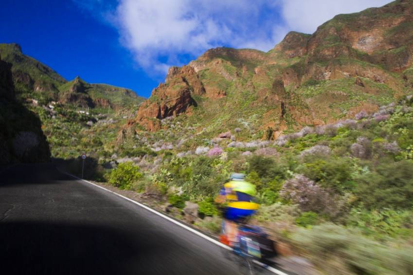 Guayadeque gorge in east Gran Canaria